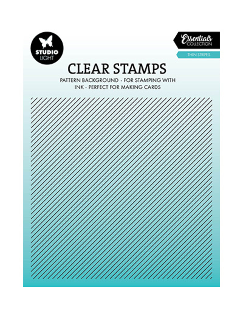 Studio Light SL Clear stamp Thin stripes Essentials nr.630