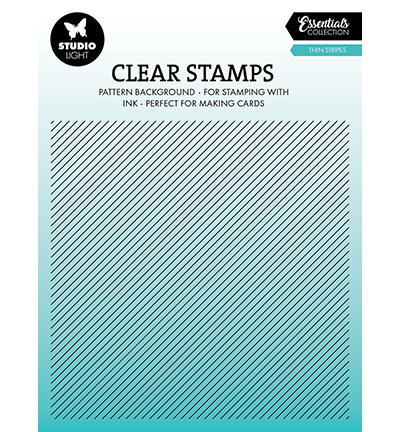 Studio Light SL Clear stamp Thin stripes Essentials nr.630