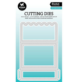 Studio Light SL Cutting dies ATC card pocket Essentials nr.789