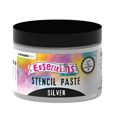 Studio Light ABM Stencil Paste Silver Metallic Essentials nr.04