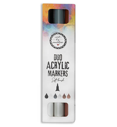Studio Light ABM Duo acrylic markers Browns Essentials nr.26