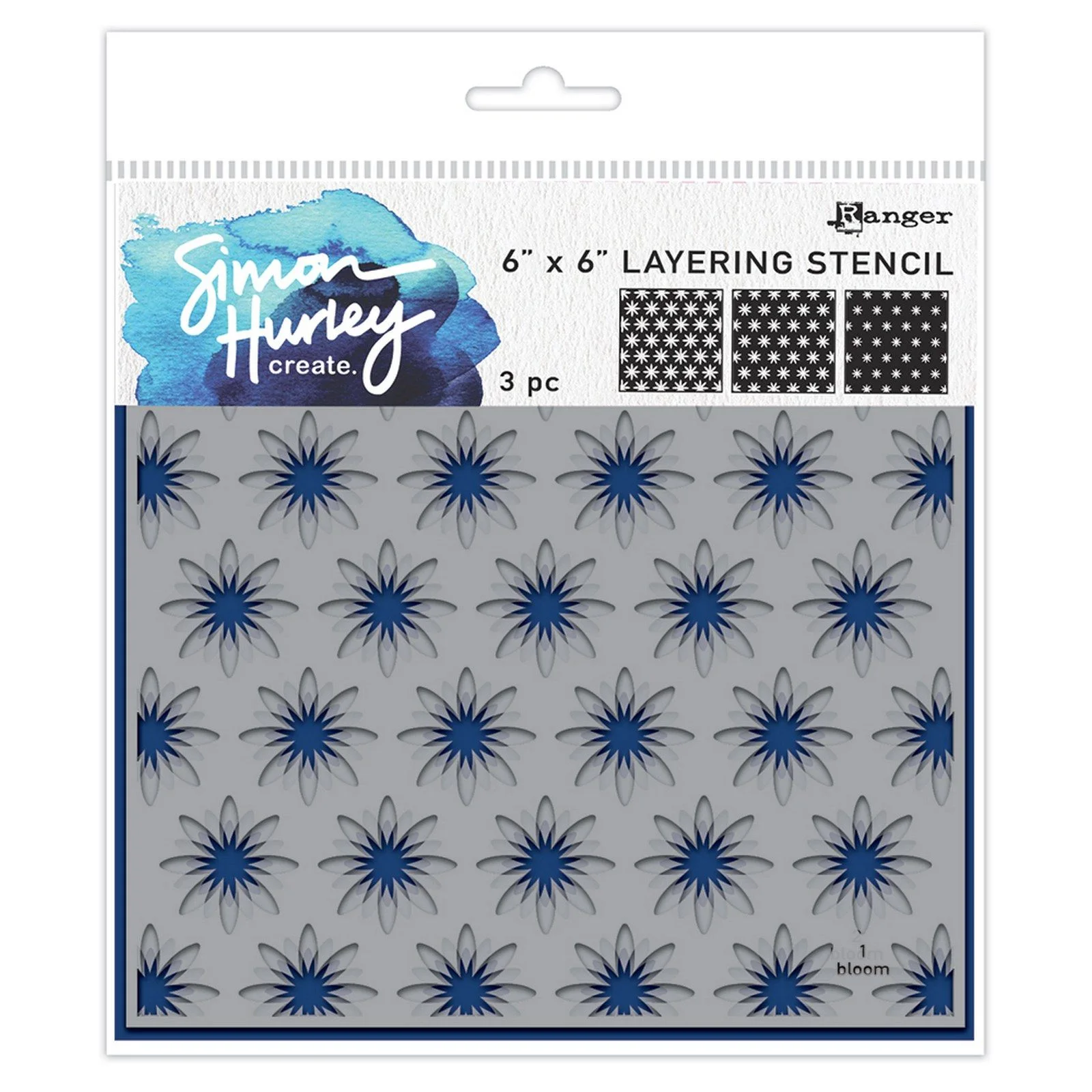 Ranger• Simon Hurley Ranger • Simon Hurley Create Layering Stencils in Bloom 3pcs