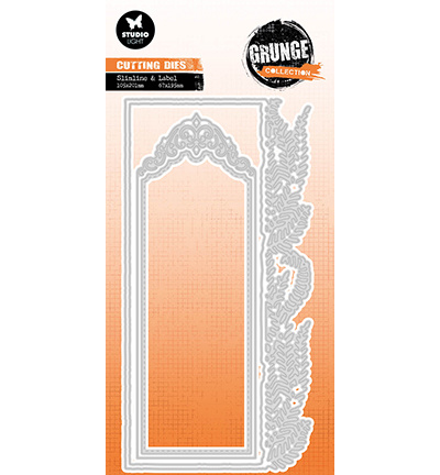 Studio Light SL Cutting die Slimline and label Grunge Collection nr.779