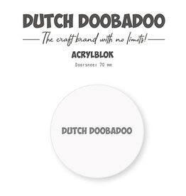 Dutch Doobadoo DDBD ATC Acrylic Block Circle