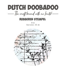 Dutch Doobadoo DDBD Rubber stamp 4 ATC Flower