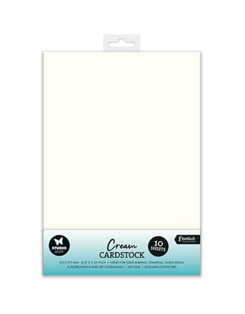 Studio Light SL Paper set Consumables Cream Cardstock 250 gsm nr.40