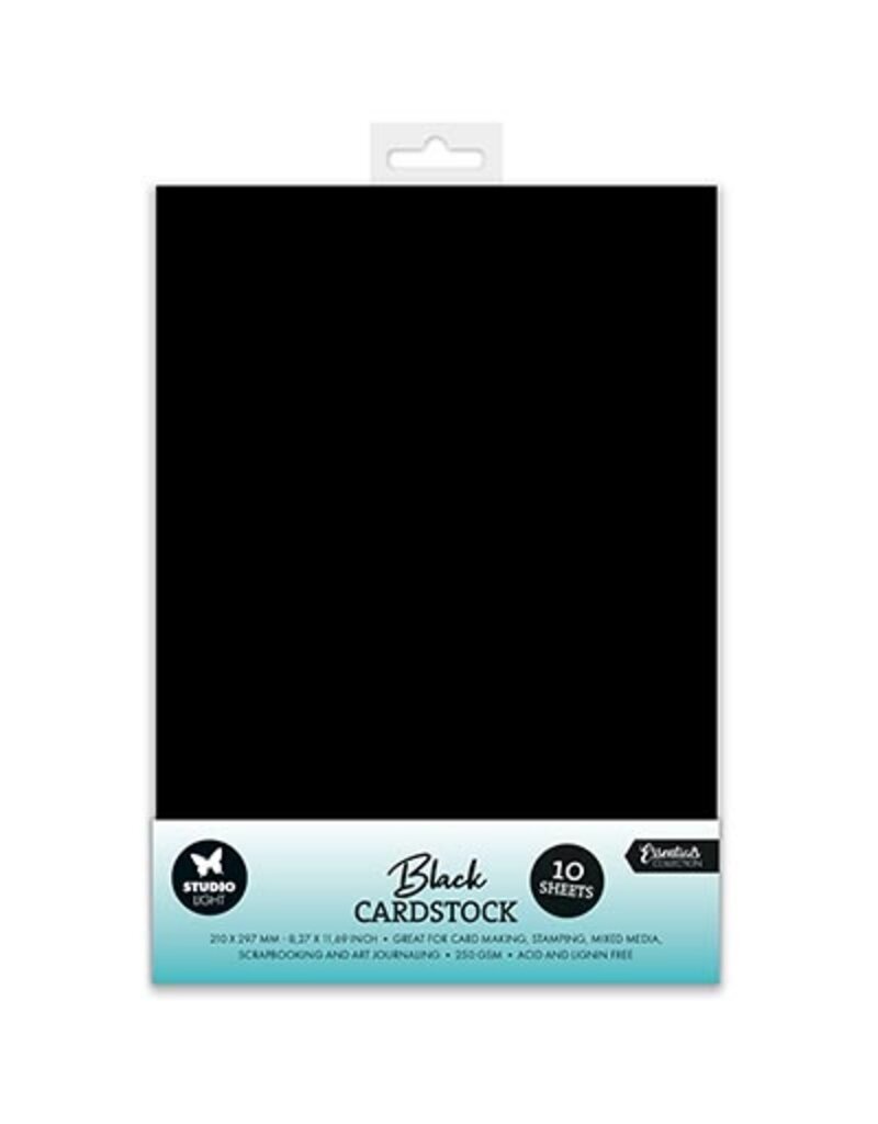 Studio Light SL Paper set Consumables Black Cardstock 250 gsm nr.41