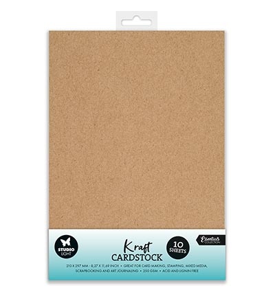 Studio Light SL Paper set Consumables Kraft Cardstock 250 gsm nr.42