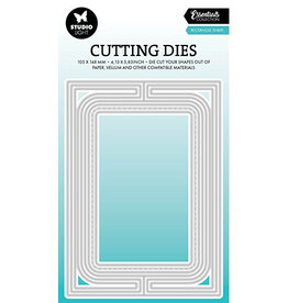 Studio Light SL Cutting dies Rectangle card shape Essentials nr.823