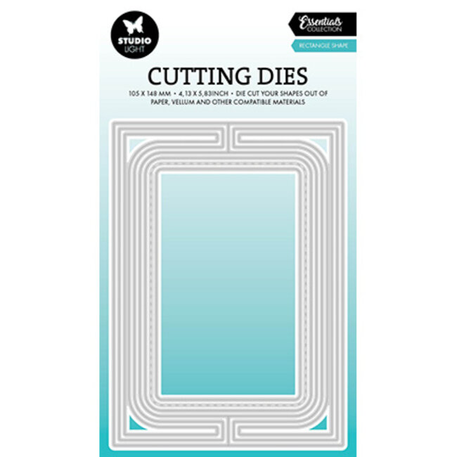 Studio Light SL Cutting dies Rectangle card shape Essentials nr.823
