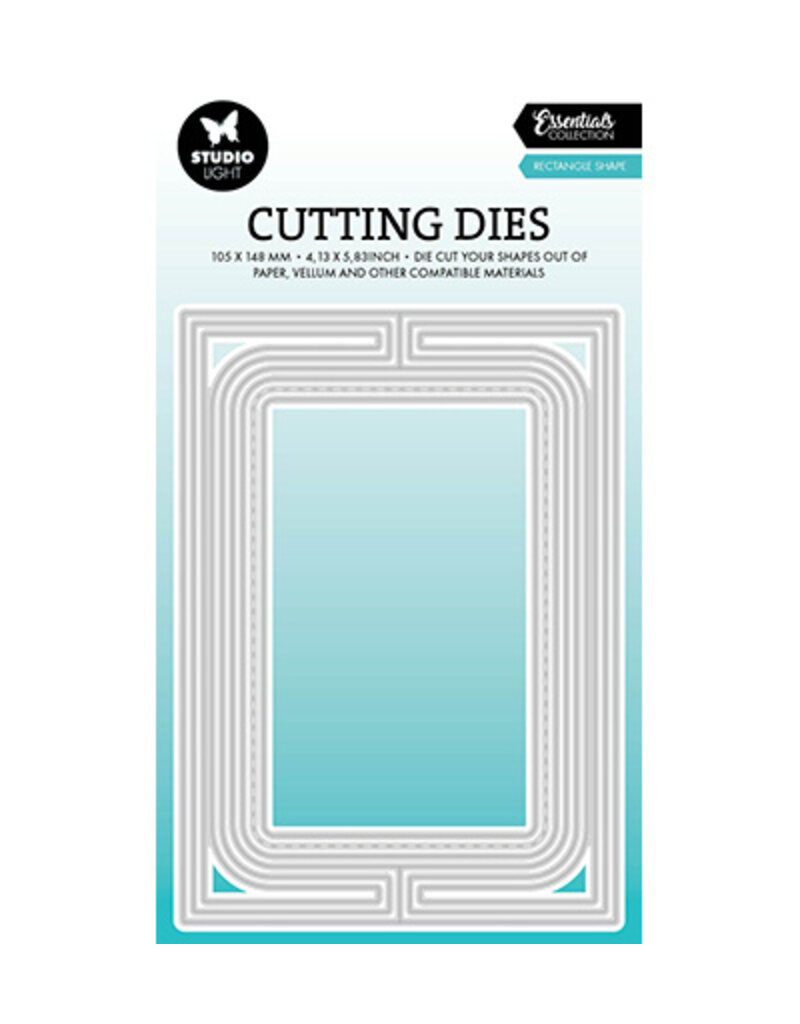 Studio Light SL Cutting dies Rectangle card shape Essentials nr.823