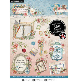 Studio Light SL Die-cut Paper Pad Vintage elements Vintage Diaries nr.175