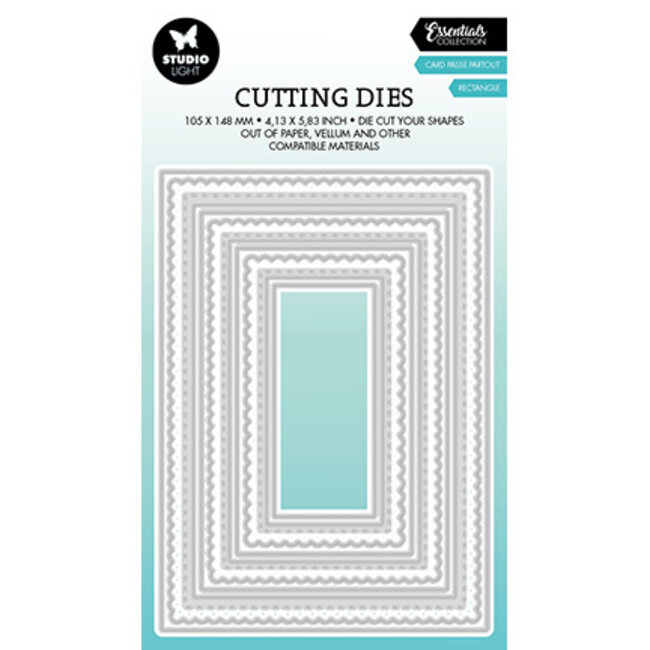 Studio Light SL Cutting Dies Rectangle passe partout Essentials nr.447