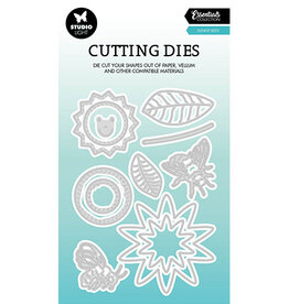 Studio Light SL Cutting dies Floral bees Essentials nr.519