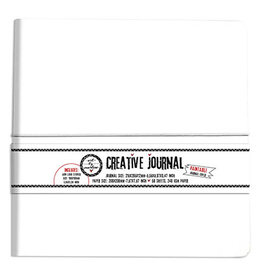 Studio Light ABM Creative Journal All white, with seperate sticker Paintable journal cover nr.13