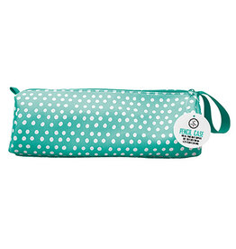 Studio Light PRE-ORDER 19-04 ABM Pencil Case Turquoise with white dots Signature Collection nr.03