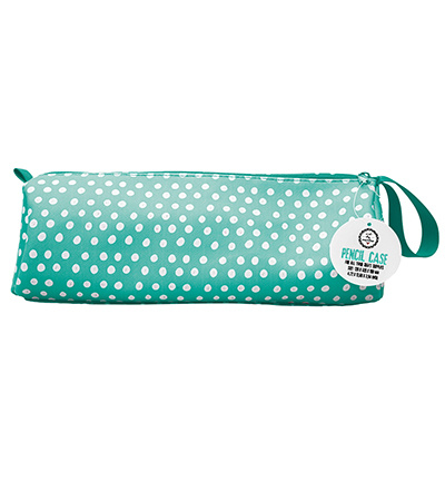 Studio Light ABM Pencil Case Turquoise with white dots Signature Collection nr.03