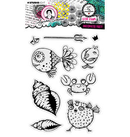 Studio Light PRE-ORDER 19-04 ABM Clear Stamp Underwater party Signature Collection nr.649