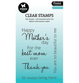 Studio Light PRE-ORDER 19-04 SL Clear Stamp Mothersday Essentials nr.665