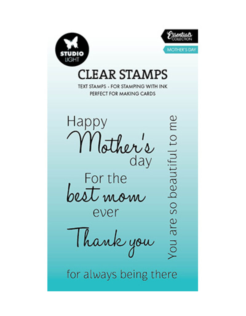 Studio Light SL Clear Stamp Mothersday Essentials nr.665