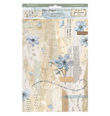 Stamperia Selection 6 Rice paper A4 - Create Happiness Secret Diary