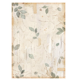 Stamperia A4 Rice paper packed - Create Happiness Secret Diary leaves