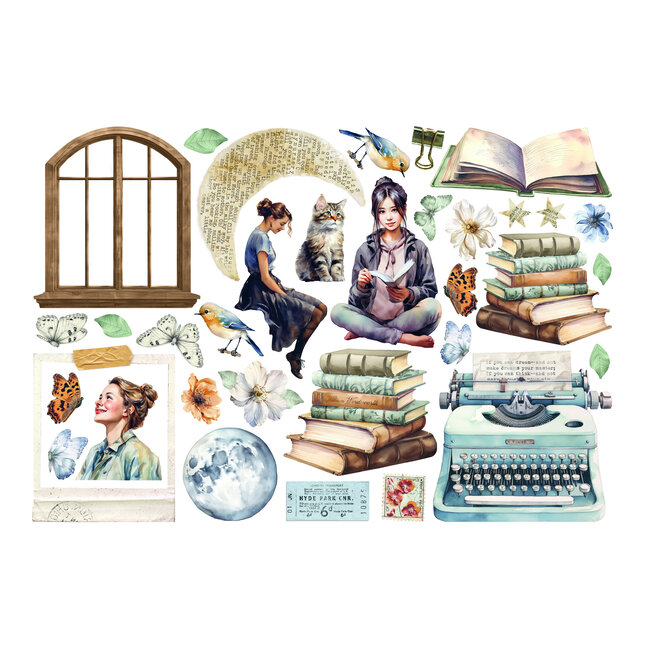 Stamperia Ephemera  - Create Happiness Secret Diary