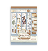 Stamperia Washi pad 8 sheets A5 - Create Happiness Secret Diary