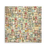Stamperia Pack 4 sheets fabric cm 30x30 - Garden