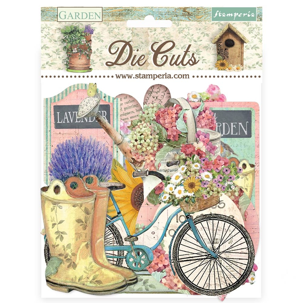 Stamperia Die cuts assorted - Garden