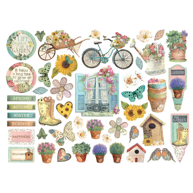 Stamperia Die cuts assorted - Garden