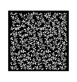 Stamperia Thick stencil cm 18X18 - Garden leaves pattern