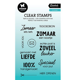 Studio Light PRE-ORDER 26-04 - SL Clear stamp Zomaar Essentials nr.643