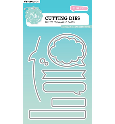 Studio Light SL Cutting Die Speech & tekst essentials Sweet Stories nr.821