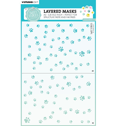 Studio Light SL Mask Dog paws Sweet Stories nr.272