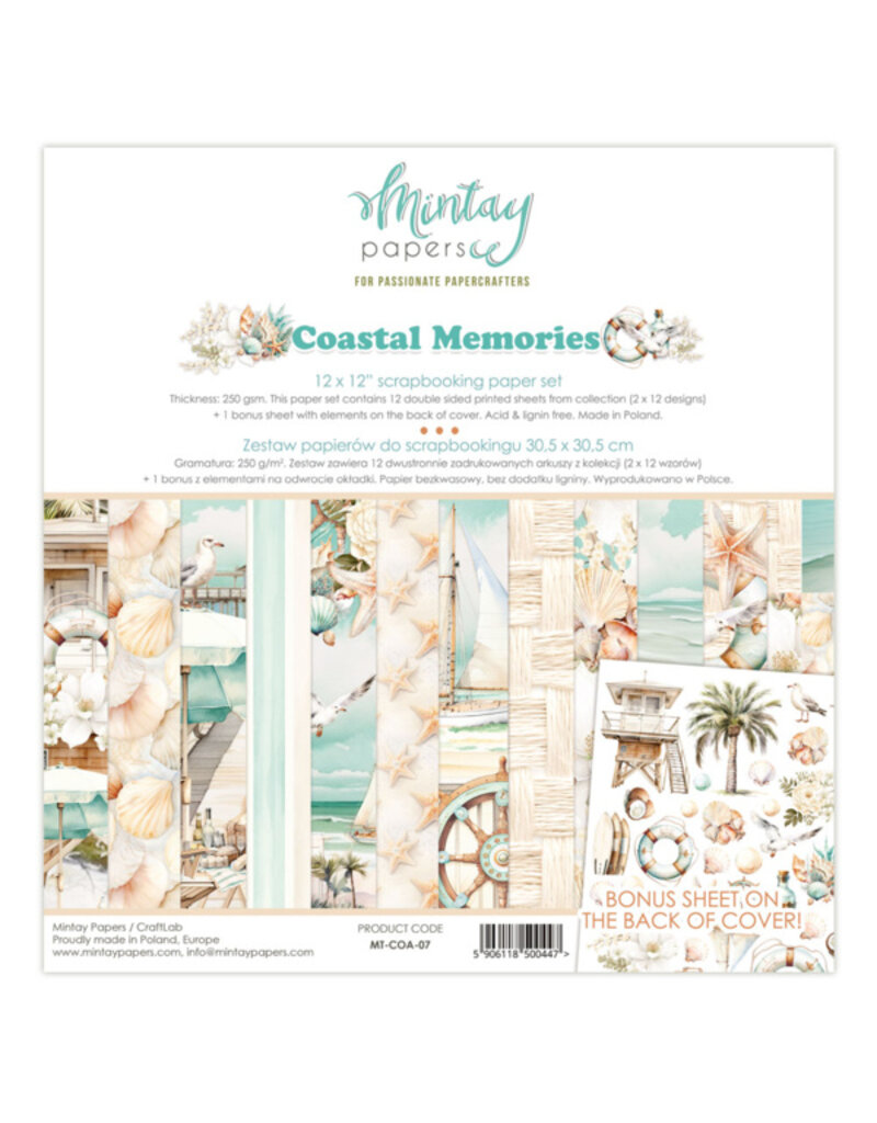 Mintay papers Mintay papers - Coastal Memories - Paper pad (12"x12")