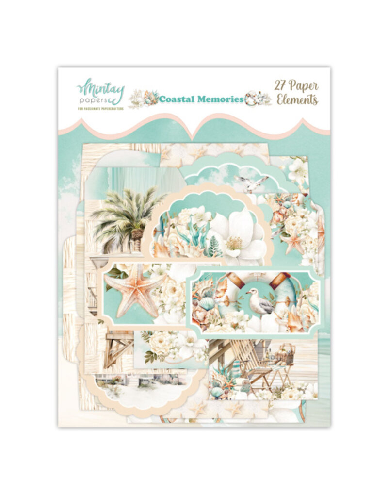 Mintay papers Mintay papers - Coastal Memories - Paper Elements (27pcs)