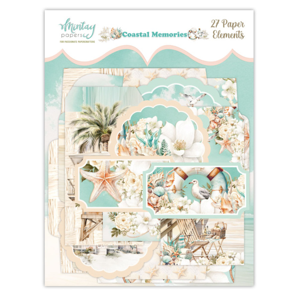 Mintay papers Mintay papers - Coastal Memories - Paper Elements (27pcs)