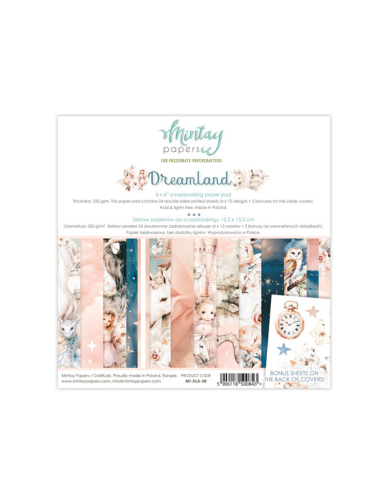 Mintay papers Mintay papers - Dreamland - Paper Pad (6"x6")