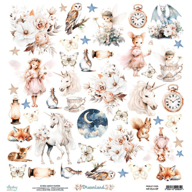Mintay papers Mintay papers - Dreamland - Elements Paper (12'x12")