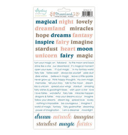 Mintay papers Mintay papers - Dreamland - Paper Stickers - Words (6"x12")