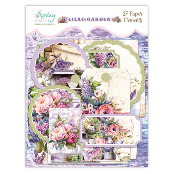 Mintay papers Mintay papers -  Lilac Garden - Paper Elements (27pcs)