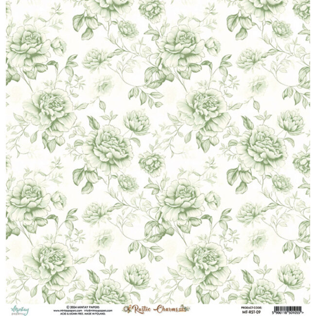 Mintay papers Mintay papers - Rustic Charms - Elements Paper (12'x12")