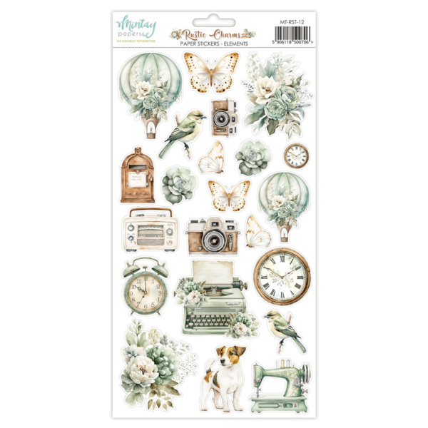 Mintay papers Mintay papers - Rustic Charms - Paper Stickers - Elements (6"x12")