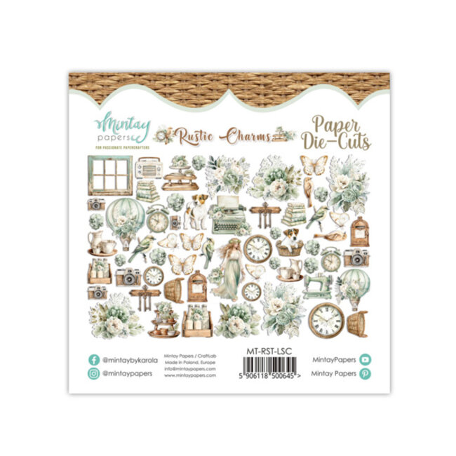 Mintay papers Mintay papers - Rustic Charms - Paper Die-Cuts (60pcs)