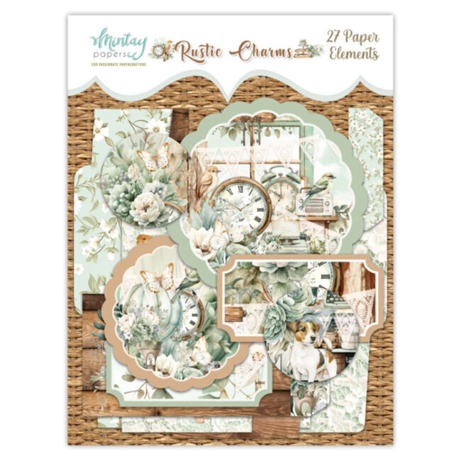 Mintay papers Mintay papers - Rustic Charms - Paper Elements (27pcs)