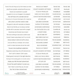 Mintay papers Mintay papers - Sentiments Paper- Travel (12"x12")