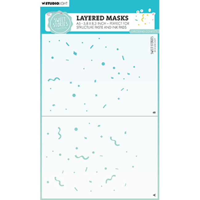 Studio Light  SL Mask Exploding confetti Sweet Stories nr.273