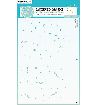 Studio Light SL Mask Exploding confetti Sweet Stories nr.273