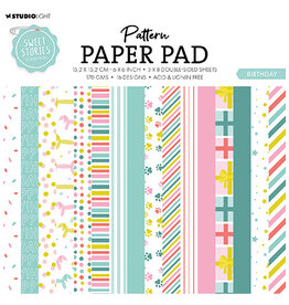 Studio Light PRE-ORDER 03-05-2024 - SL Pattern Paper Pad Birthday Sweet Stories nr.180